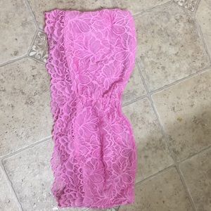 pink bandeau